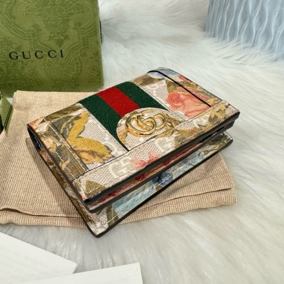 BRAND NEW GUCCI OPHIDIA FLORA WALLET - Picture 12 of 14